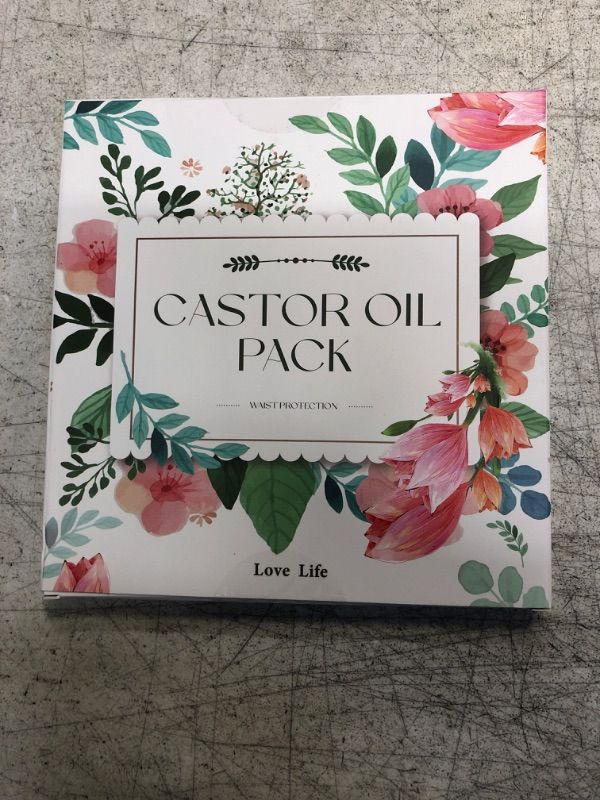 Photo 1 of 2PCS Castor Oil Pack,Castor Oil Pack wrap Organic Cotton,Thyroid Support for Women,Castor Oil wrap,Castor Oil Pads?Oil-Free?
