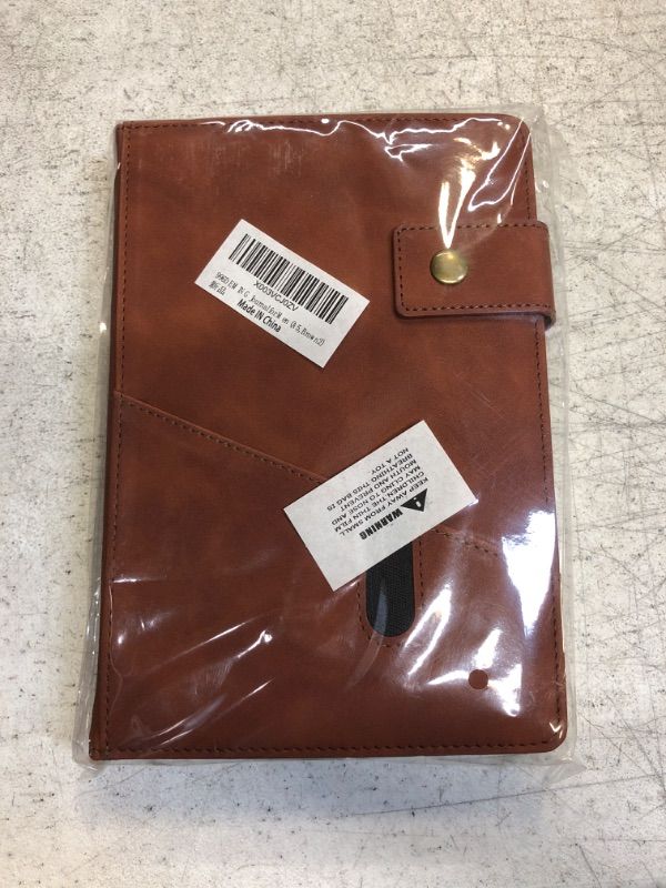 Photo 1 of 996DEMING Hardcover Leather Notebook Journal for Men and Women - 360 Pages,A5 College Ruled 100gsm Lined Paper,Mens Journal for Writing,Notepads for Work,Professional Personalized Notebook,5.8'' X 8.4''(A5, Brown2)
