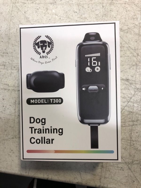Photo 3 of ARES Dog Shock Collar - Electric Dog Training Collar with Remote-3 Modes Beep,Vibrate,Shock-1300 FT Range-Rechargeable-IPX3 Waterproof Remote-IP68 Waterproof Collar-for All Breeds & Sizes
