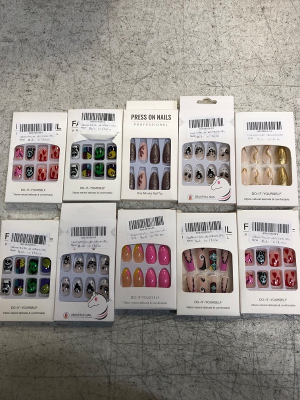 Photo 1 of 10 Pack Press On Nails