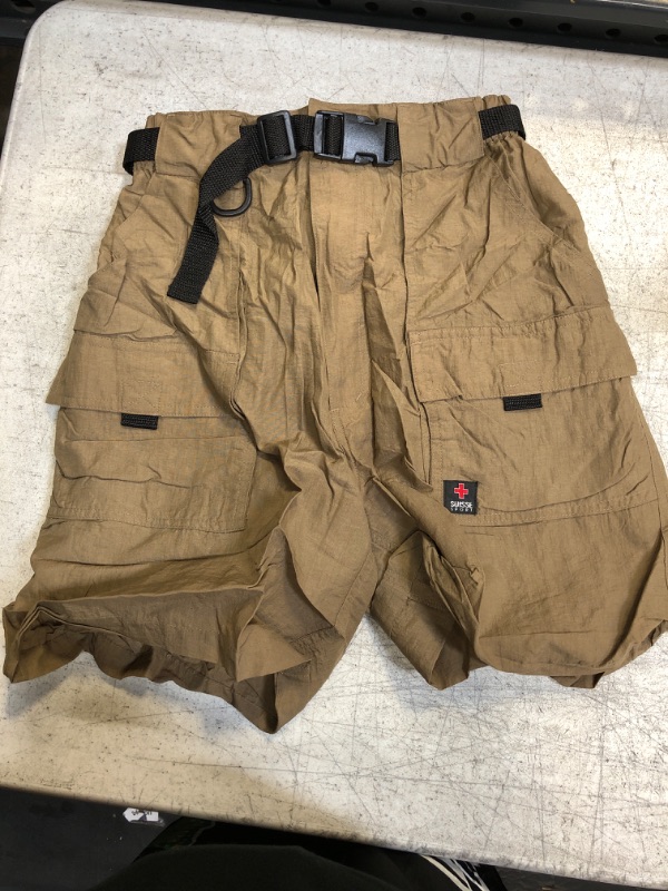 Photo 1 of Brown Cargo Shorts Small 