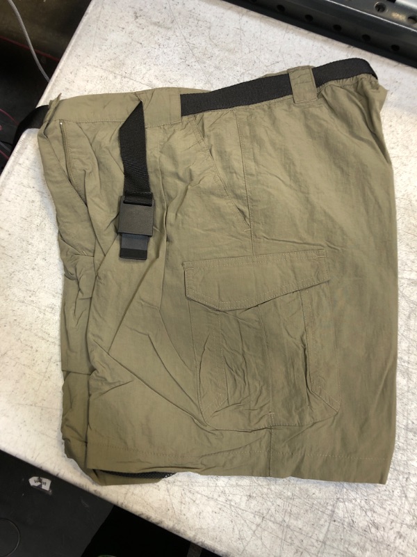 Photo 1 of Green Cargo Shorts Large 