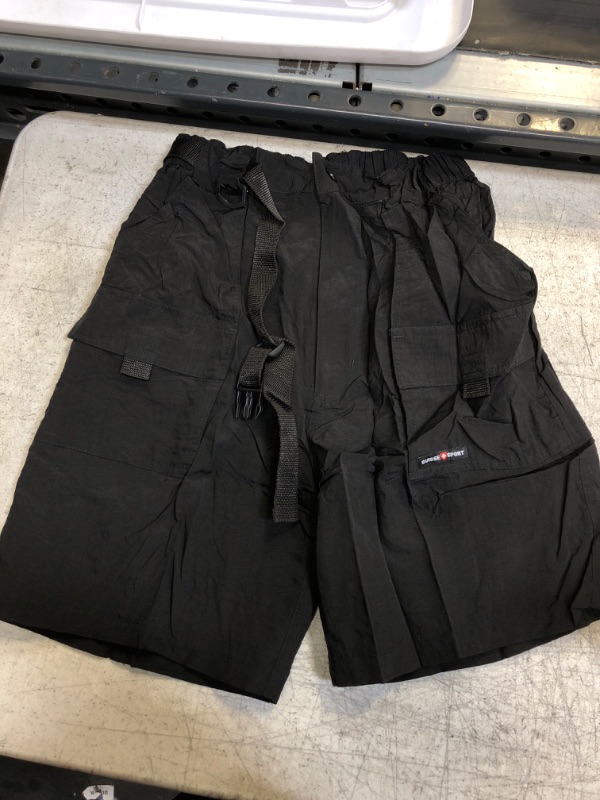 Photo 1 of Black Cargo Shorts Medium 