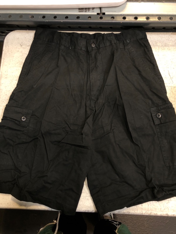 Photo 1 of Black Cargo Shorts 34