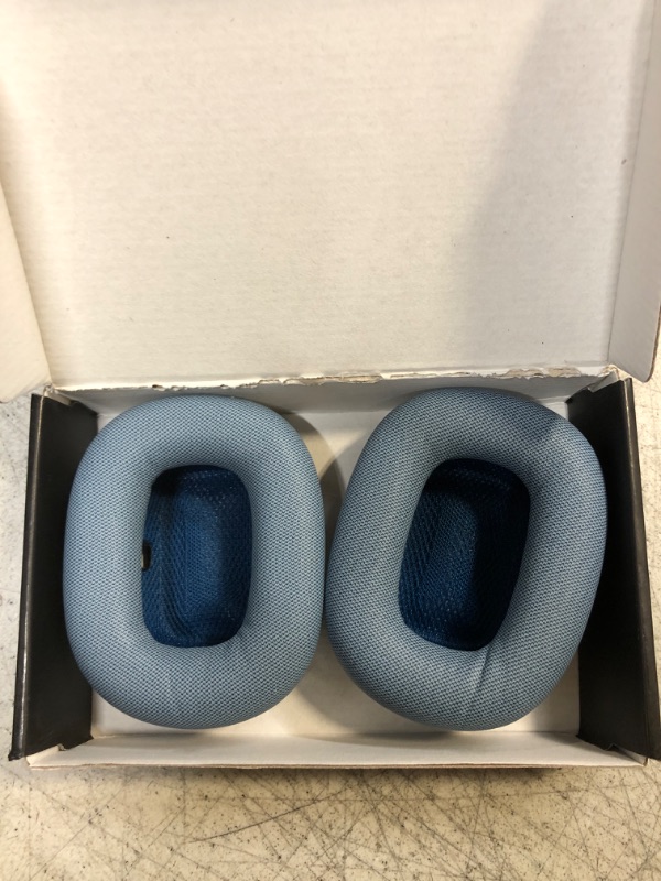 Photo 1 of Ear Cushions for AirPods Max Headphones Earpads Replacement Ear Pad Covers Earmuffs with Protein Leather, Memory Foam and Magnet Black Protein Leather Black
