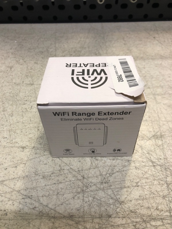 Photo 3 of WiFi Extender, Long Range Signal WiFi Booster for Home by 4 Super Antennas, 2.4Ghz Amplifier Wireless Repeater with Internet Ethernet Port,Coverage up to 9200Sq.ft Work with 99% WiFi Routers (Black)
