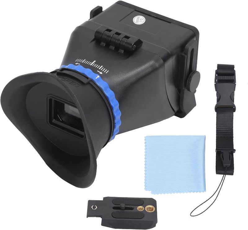 Photo 1 of BTER Camera Viewfinder, Professional 3X Magnification LCD Viewfinder Magnifier for 3in/3.2in LCD Screen, Adjustable DSLR Viewfinder for Camcorder, DSLR/SLR Camera, Camera Screen Sunshade Hood
