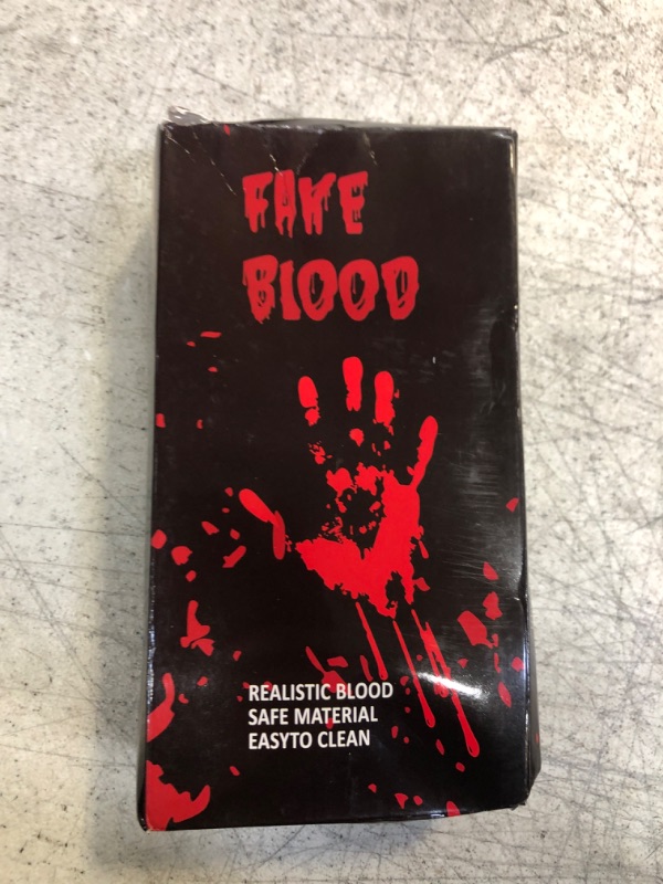 Photo 3 of 3 Pcs Fake Blood Spray - Halloween Blood Splatter Makeup Spray for Clothes, Realistic Fake Blood Spray for Zombie Vampire and Monster Costume Cosplay Makeup, 2.1 oz + 2.1 + 1.1 oz
