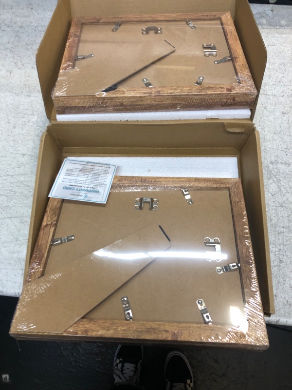 Photo 1 of 4 Pack Wooden Picture Frames 12x9"