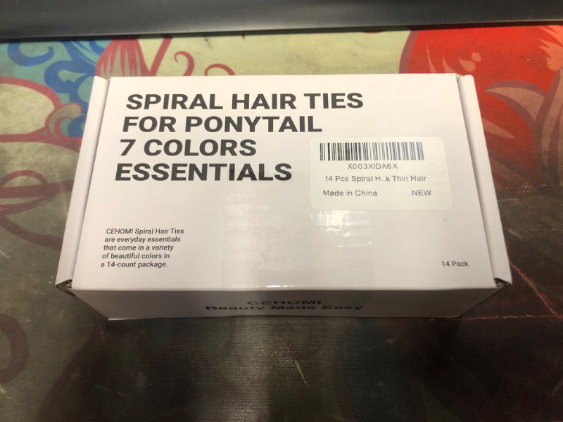 Photo 2 of 14 Pcs Spiral Hair Ties|Hair Tie Tools for Thick Thin Hair-Unique Hair Braid Maker, Hair Coils Accessories for Women Girls