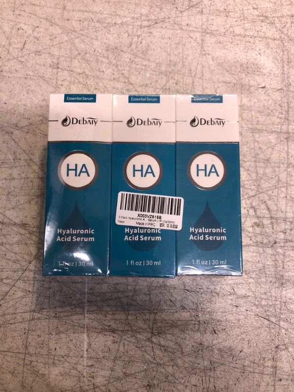 Photo 1 of 3 Pack Hyaluronic Acid Serum for Face Moisturizing Anti Aging Serum (1Fl.Oz/30ml)