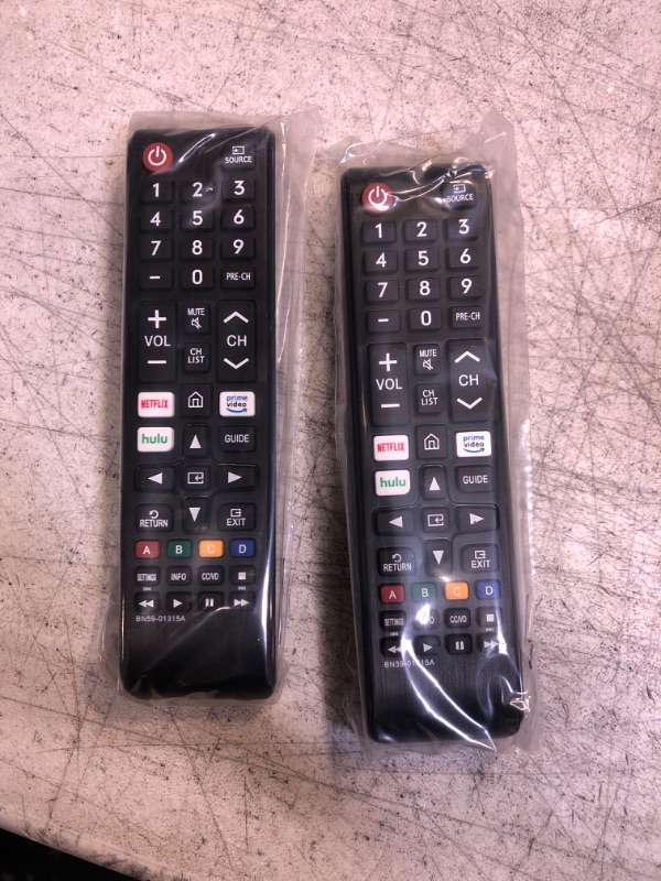 Photo 2 of ?Pack of 2? Universal Remote Relacement All Samsung Smart TV Remote Compatible for All Samsung Series TVs Models with Quick Function Buttons for Netflix, Prime Video and Hulu