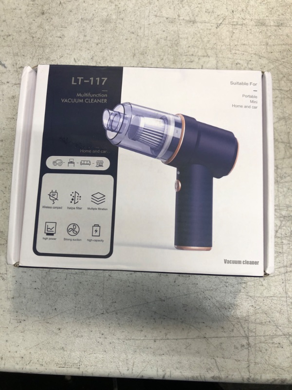 Photo 1 of 5 in 1 Handheld Vacuum and Blower Cordless Rechargeable Bug Vacuum Catcher for Insect Stink Bug Spider, Portable Vacuum Cleaner Strong Suction Bug Sucker for Car Kitchen Pet Hair, Dry & Wet Use, White White Handheld Vacuum 1.0