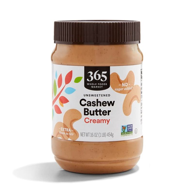 Photo 1 of ( PACK OF 2 ) 365 by Whole Foods Market, Creamy Cashew Butter, 16 Ounce (BB 30JAN24)