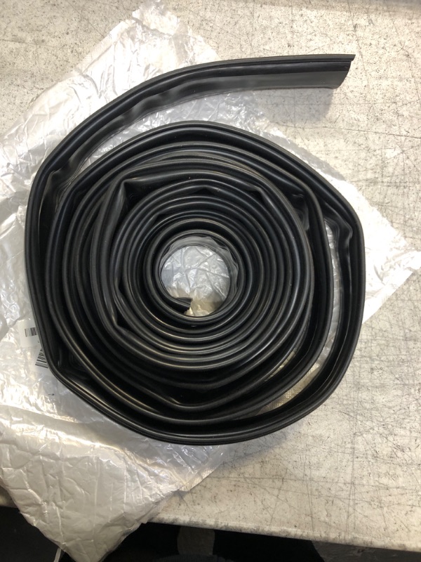 Photo 2 of FIRE BULL Weatherproofing Garage Door Seals, 16FT Garage Door Seal Bottom, P-Bulb Rubber Weather Stripping Garage Door Seal.?16 ft?
