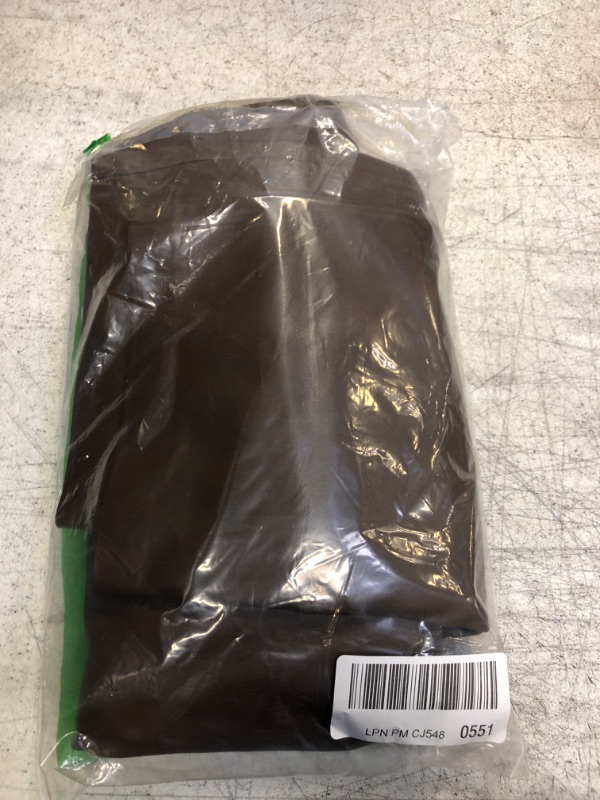 Photo 1 of Brown Faux Leather Pants Medium 