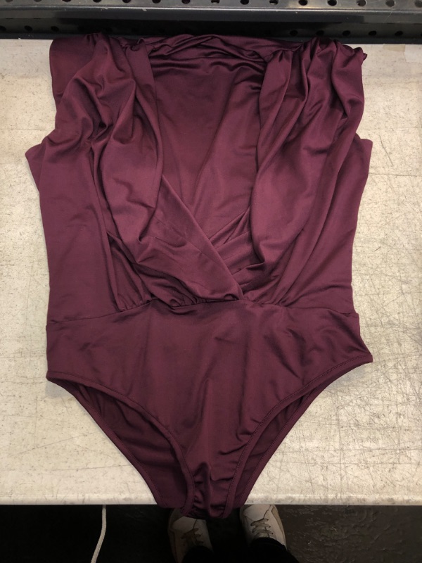 Photo 1 of Burgundy One Piece Large 