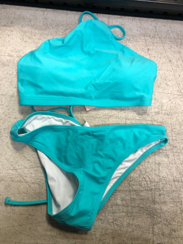 Photo 1 of Blue 2pcs Swimsuit Medium 