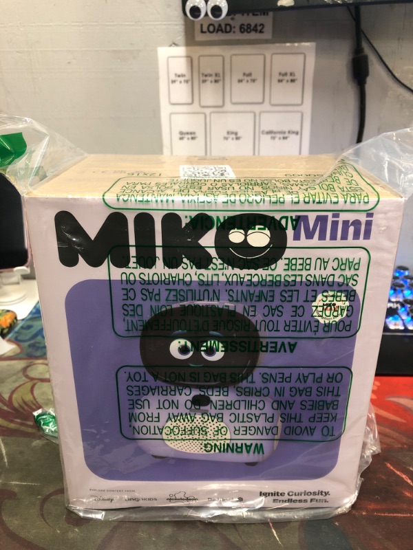 Photo 2 of MIKO Mini: AI Robot for Kids | Fosters STEM Learning & Education | Packed with Games, Dance, Singing | Child-Safe Conversational Learning | Ideal Christmas Gift for Boys & Girls 5-12 Purple