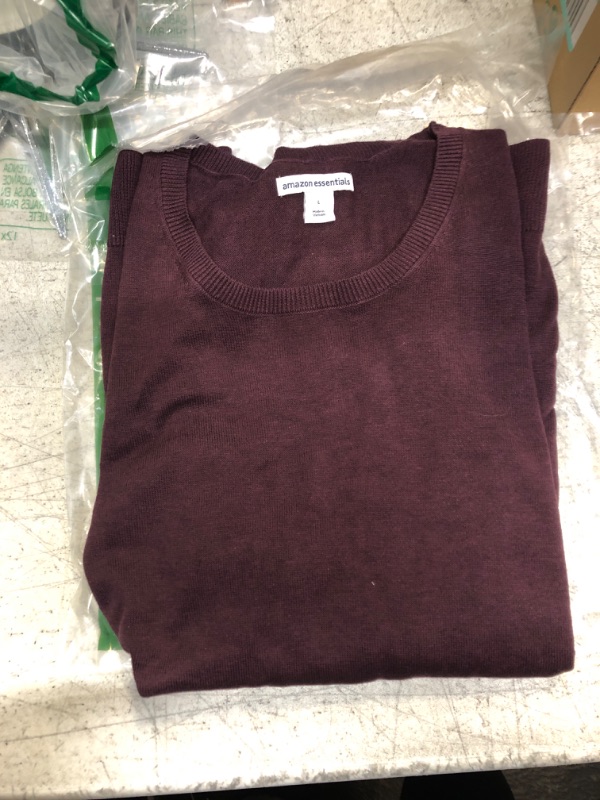 Photo 1 of AMAZON ESSENTIALS (BURGUNDY, L)