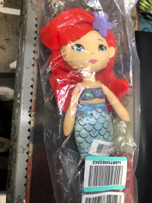 Photo 2 of Disney Princess So Sweet Princess Ariel, 13.5-Inch Plush with Red Hair, The Little Mermaid, by Just Play