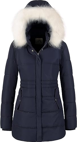 Photo 1 of CHRISUNO WOMEN'S PLUS SIZE PUFFER JACKET COAT NAVY BLUE 3X