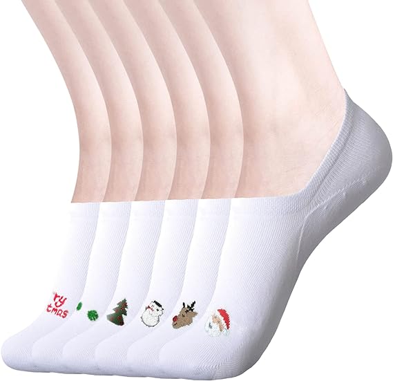 Photo 1 of DIBAOLONG Womens No Show Socks Non Slip Flat Boat Line Low Cut Socks (6-12 Packs) - SIZE 7-7.5