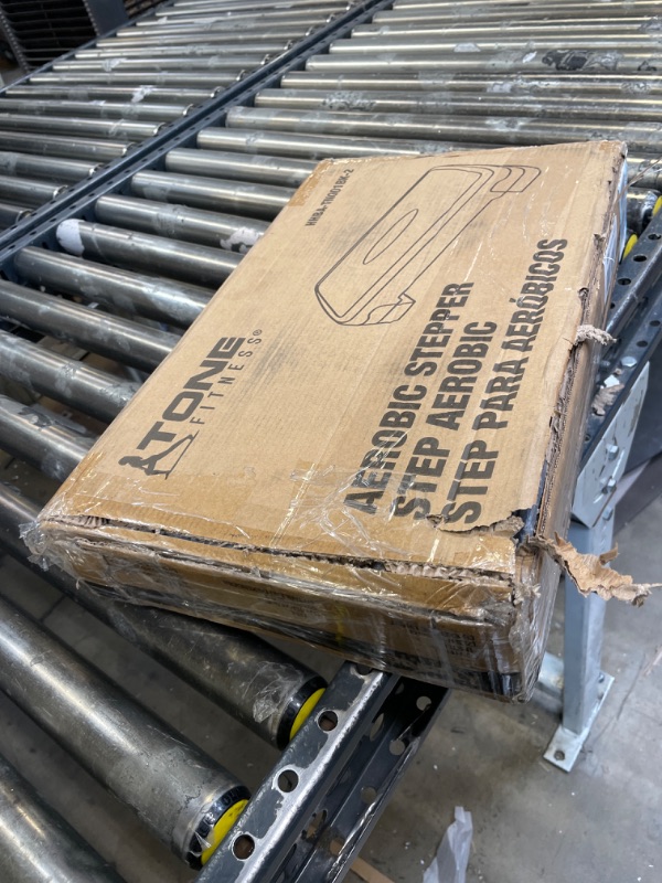 Photo 1 of Tone Fitness Compact Aerobic Step Platform | Exercise Step Black/Gray