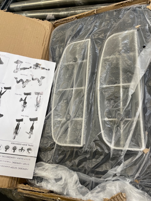 Photo 1 of Tone Fitness Compact Aerobic Step Platform | Exercise Step Black/Gray