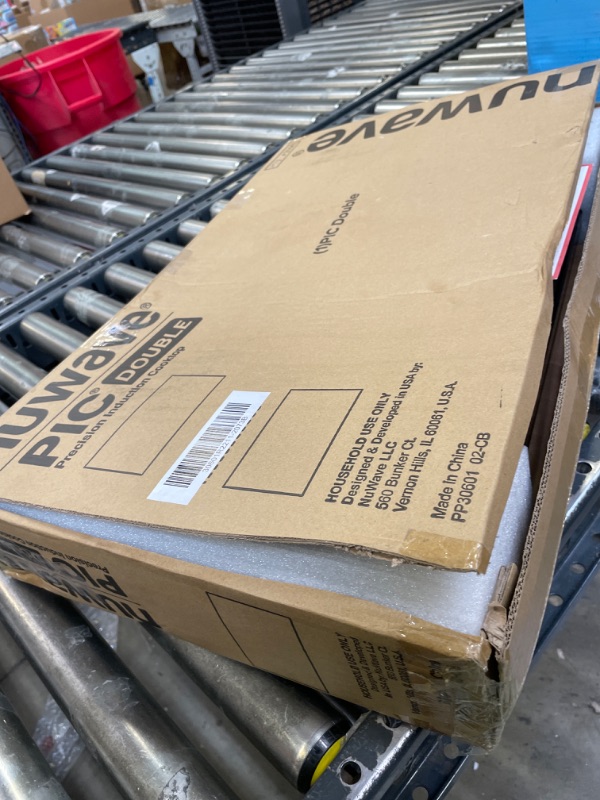 Photo 1 of NUWAVE Double Precision Induction Cooktop, Portable, Powerful with 2 Large 8” Heating Coils, 94 Temperature Settings from 100°F to 575°F in 5°F Increments, 2 – 11.5” Heat-Resistant Cooking Surfaces