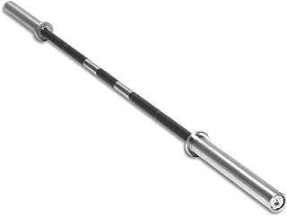 Photo 1 of  Heavy-Duty Power Barbell | Olympic Bar for Powerlifting Barbell | Aggressive Knurling,