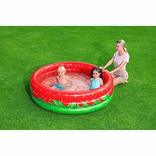 Photo 1 of 6 H2OGO! Bestway Round Inflatable Pool, 63, Multicolor