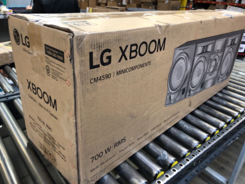 Photo 2 of LG CM4590 XBOOM XBOOM Bluetooth Audio System with 700 Watts Total Power,Black