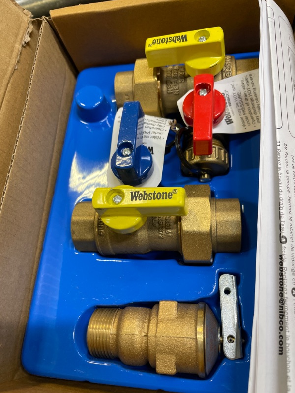 Photo 2 of 3/4 in. EXP Ultra-Compact Tankless Water Heater Service Valve Kit 