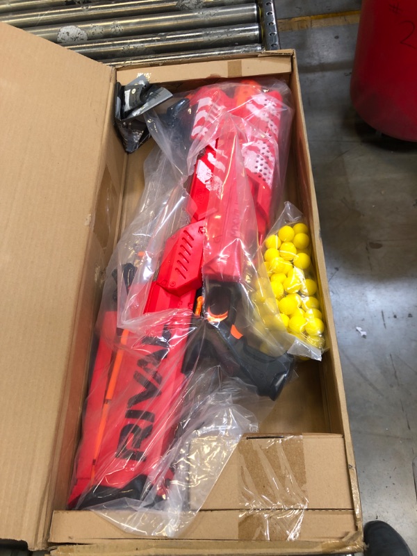 Photo 1 of Nerf Rival Nemesis MXVII-10K, Red with Nerf Rival Face Mask (Red) Bundle