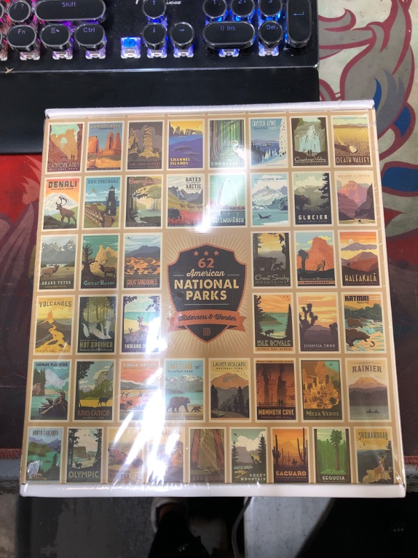 Photo 2 of 62 AMERICAN NATIONAL PARKS WILDERNESS & WONDER 1000 PCS PUZZLE 