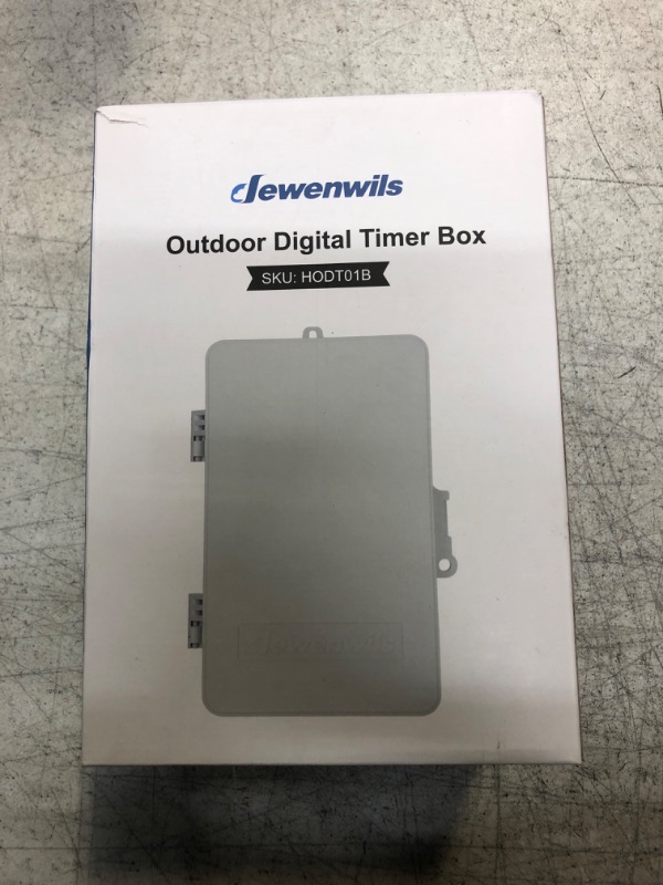 Photo 1 of DEWENWILS Pool Pump Timer, Digital Timer Box, 2HP 40A 120-277 VAC, 7-Day 20 ON/Off Programmable Timer Switch for Water Heater, Pool Pump, SPA, Motor, ETL Listed White