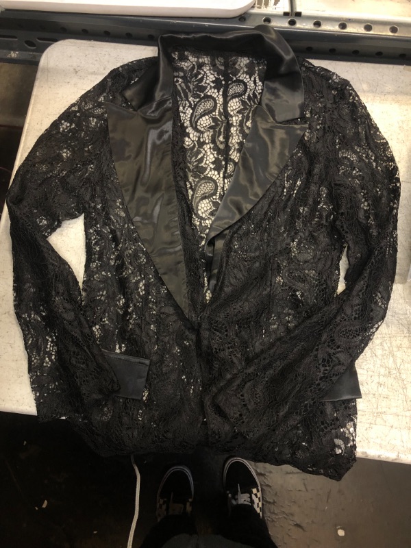 Photo 1 of Black Lace Blazer Medium 