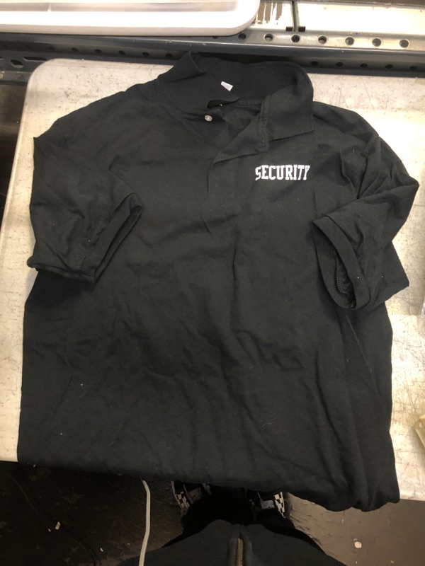 Photo 1 of Black Security Polo Shirt Large 