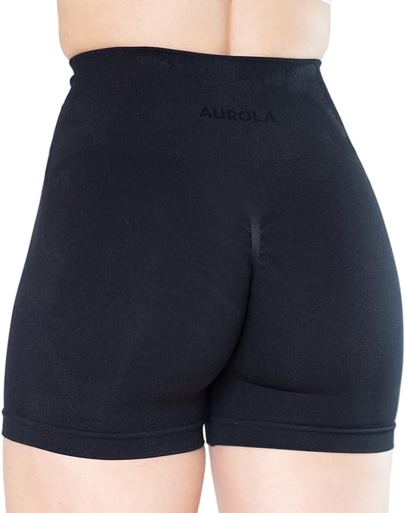 Photo 1 of AUROLA Dream Collection Workout Shorts for Women Scrunch Seamless Soft High Waist Gym Shorts M