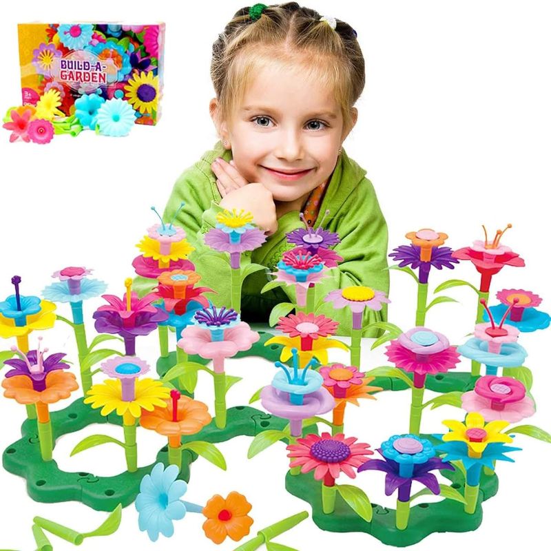 Photo 1 of COSILY Flower Toys for Toddler 3 4 5 6 7 Years Old Girls Boys,Flower Garden Building Toy STEM Educational Activity Preschool Toys for Kids Age 3-6 (98 PCS)
