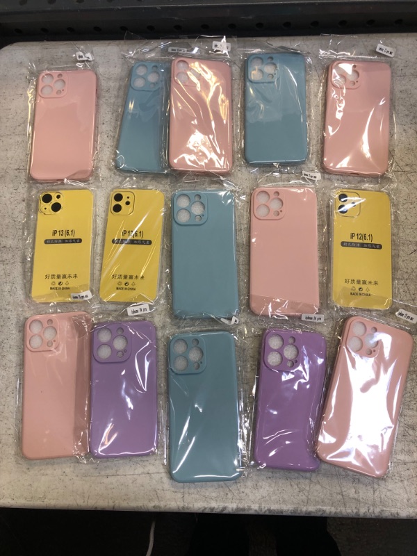 Photo 1 of 15PCS Iphone Case Bundle Various Sizes 