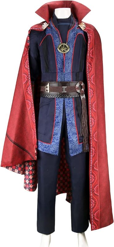 Photo 1 of ++SIZE XXL+++ HLENOK Men's Cosplay Costumes Cloak Robe Medieval Master Dress Up Suits Halloween Masquerade Outfits
