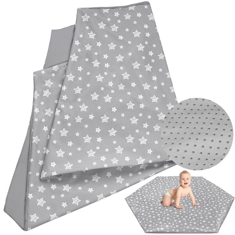 Photo 1 of Baby Play Mat Cover Fits POP 'N GO Playpen Mat, Non-Slip Waterproof Hexagon Playpen Mat Protector
