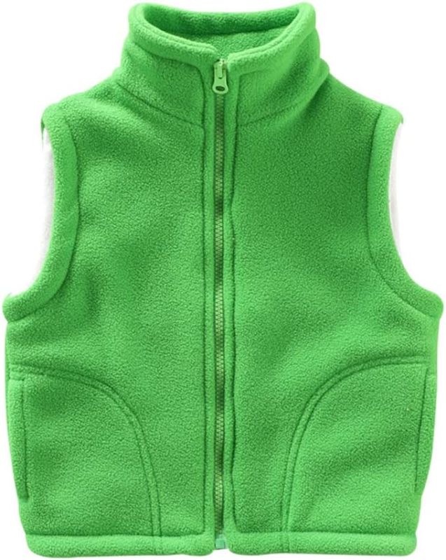 Photo 1 of Dalary Baby Boys&Girls Polar Fleece Sleeveless Jacket Outerwear Vests 6-7Y