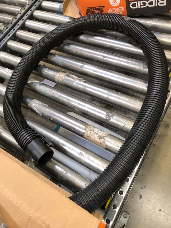 Photo 2 of Ridgid 2-1/2 in. x 7 ft. Dual-Flex Tug-A-Long Locking Vacuum Hose for Wet/Dry Shop Vacuums