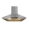 Photo 1 of 30 in. Wall Mount LED Light Range Hood in Stainless Steel
