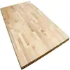 Photo 1 of 8 ft. L x 25 in. D Unfinished Birch Butcher Block Countertop in With Standard Edge
