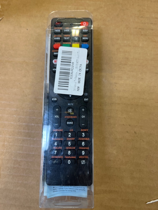 Photo 2 of Universal Remote Control for Samsung, LG, Sony, Panasonic, Sharp, Toshiba, Philips, Hitachi, Hisense, Skyworth, JVC, TCL, Sanyo and More Other Brands LCD LED HDTV Smart TVs