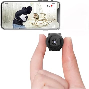 Photo 1 of Mini Spy Camera WiFi,Hidden Camera 4K HD Nanny Cam for 1080P Home Security Easy to Use Wireless Indoor Smallest Camera with Motion Detection Night Vision